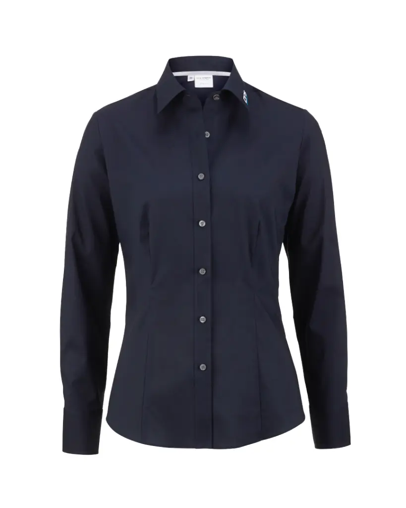 ACPS Damen Bluse 0606 Level Five Body Fit Uni Arezzo Langarm