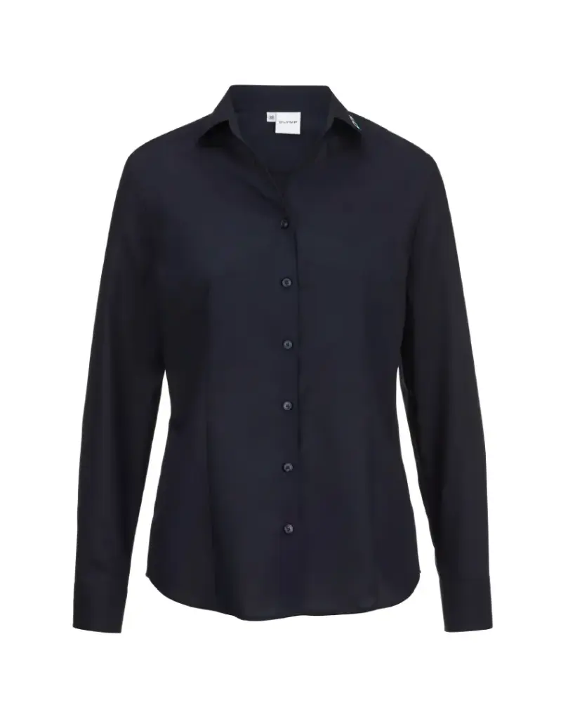 ACPS Damen Bluse 0642 Luxor Comfort Fit Uni Karla Langarm