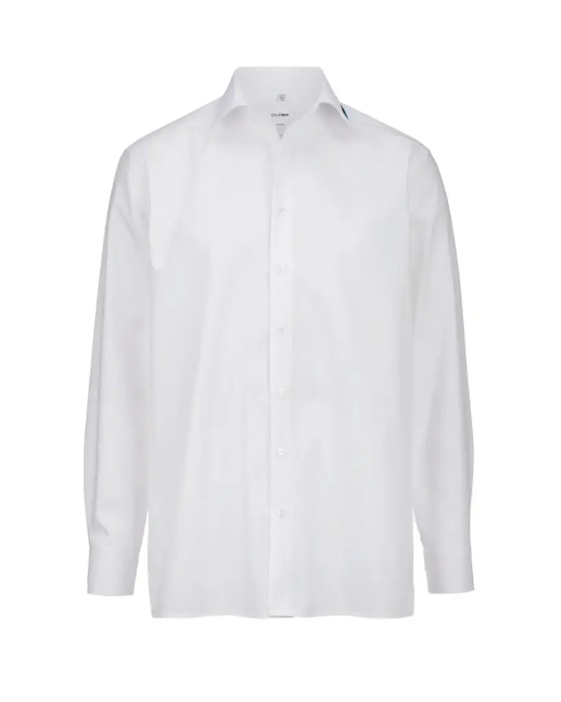 ACPS Herren Hemd 0261 Luxor Comfort Fit Uni New Kent ohne Brusttasche Langarm