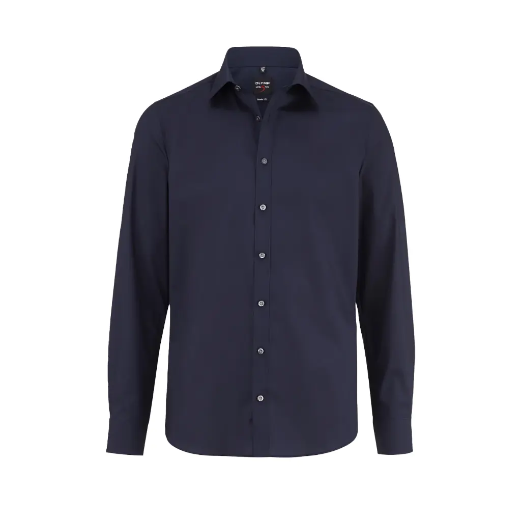 ACPS Herren Hemd 6090 Level Five Body Fit Uni New York Kent Langarm